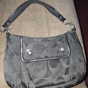Coach Black Shoulder Bag